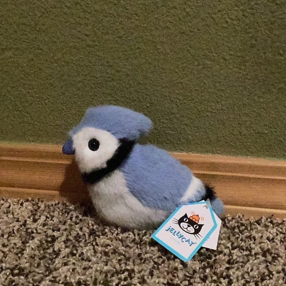 Jellycat Birdling Blue Jay BIR6BLJ New With Tags Brand New Condition Plush Cute